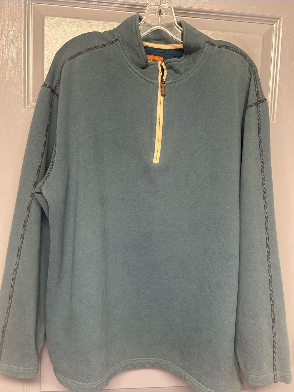 REDHEAD soft fleece lined 1/4 zip pullover. Mens size XL smoky blue nice